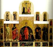 Piero della Francesca polyptych of the misericordia Spain oil painting artist